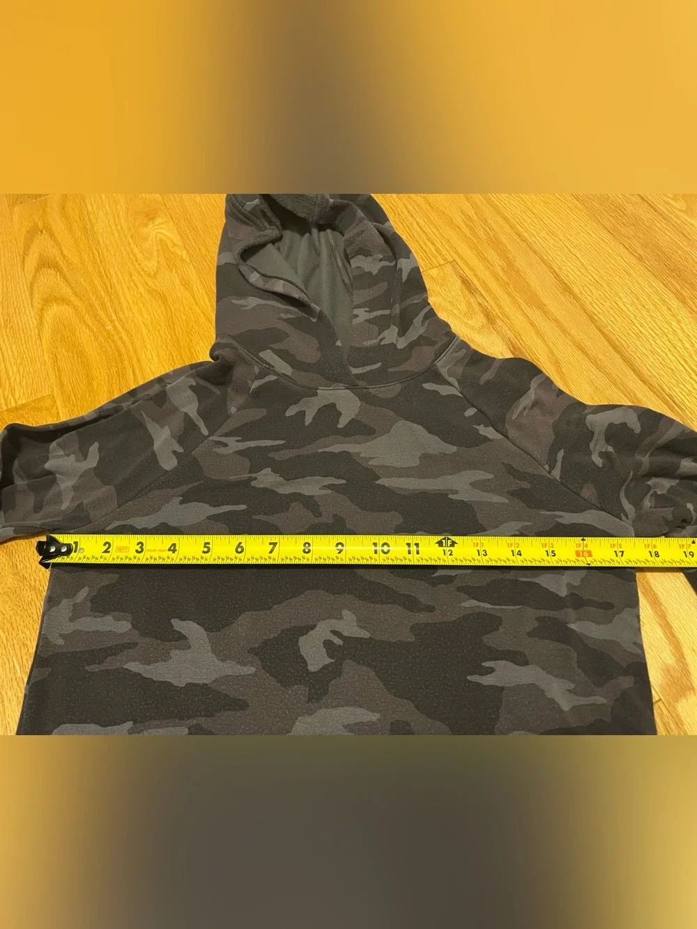 Athleta Girl In Your Element Black & Gray Camo Hoodie